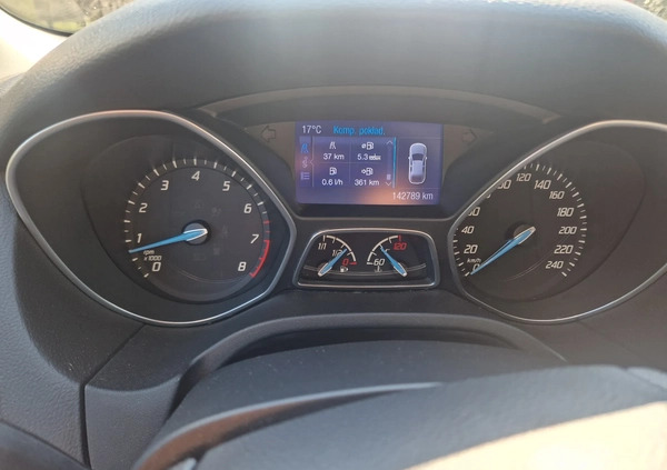 Ford Focus cena 24500 przebieg: 143500, rok produkcji 2012 z Grudziądz małe 137
